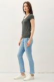 Basic Scoop Neck Baby Tee