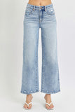 Risen Tummy Control High Rise Crop Wide Jean