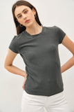 Baby Tee Ribbed T-shirt