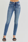 Curvy Tummy Control High Rise Ankle Slim Skinny Jeans
