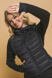 Padded Long Sleeve Thumb Hole Jacket