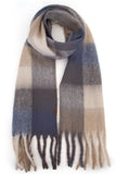 Multi Color Check Woven Scarf