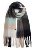 Multi Color Check Woven Scarf