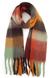 Multi Color Check Woven Scarf