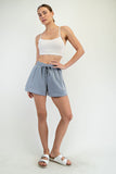 Scuba Pleat Casual Short