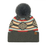 Aztec Pom Beanie