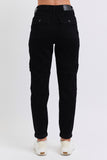 High Waist Cargo Cuffed Jogger