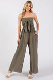 Front Tie Jumpsuit