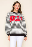 Jolly Stripe Cloudy Knit Sweater