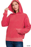 Soft Fleece Pigment Dye Hoodie