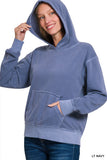 Soft Fleece Pigment Dye Hoodie