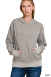 Soft Fleece Pigment Dye Hoodie