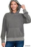 Soft Fleece Pigment Dye Hoodie