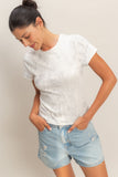 Fitted Crew Neck T-shirt