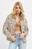 Leopard Print Oversized Jackets