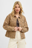 Leopard Print Oversized Jackets