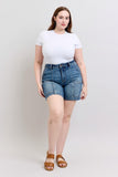 Judy Blue High Waist Utility Mid Length Shorts