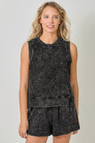 Sleeveless Terry Top