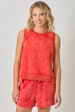 Sleeveless Terry Top