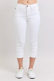 Mid Rise Capri With Cuff
