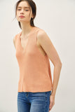 Clean Edge Knit Tank W/ Boxy Cropped Cut