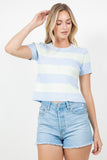 Striped Short Sleeve Top
