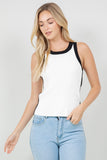 Tank Top With Colored Seams