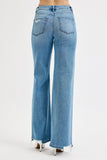 Tummy Control High Rise Wide Leg Jeans