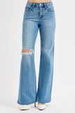 Tummy Control High Rise Wide Leg Jeans