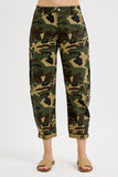 High Rise Ankle Barrel Pants
