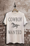 Cowboy Wanted Graphic Top