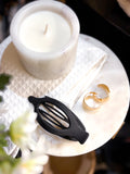 Leaf Oval Hair Clip