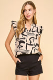 Rayon Pattern Top