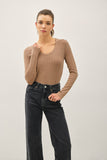 Long Sleeve Scoop Neck Tee