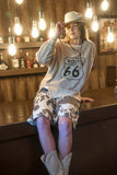 Route 66 Long Sleeve Knit Top