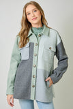 Color Blocked Shacket