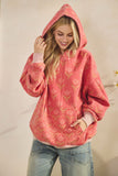 Printed Fleece Hoodie