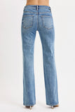 Tummy Control High Rise Straight Jeans