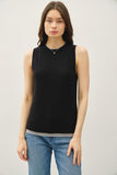 Faux Layered Sweater Tank