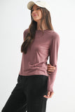 Luxe Line Long Sleeve Top