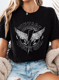 Vintage Rock And Roll Graphic T-shirt