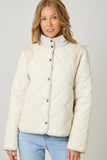 Color Blocked Padded Jacket