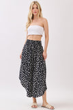 Midi Skirt With Smocked Waistband