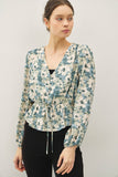 Woven Print Top