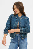 Denim Bomber Jacket