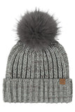 Tow Tone Heather Beanie