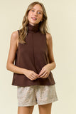 Buttery Soft Brushed Modal Pintuck A-line Tank