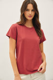 Cotton Jersey Crewneck T-shirt