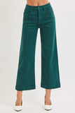 RISEN Tummy Control High Rise Crop Wide Pants