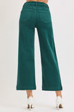 RISEN Tummy Control High Rise Crop Wide Pants